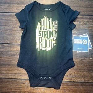 Target Black History Month Baby Bodysuit - Black & Gold